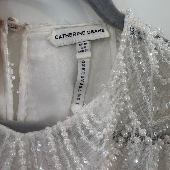 Catherine Deane Beaded Top, Size 6 - Picture 6 of 9